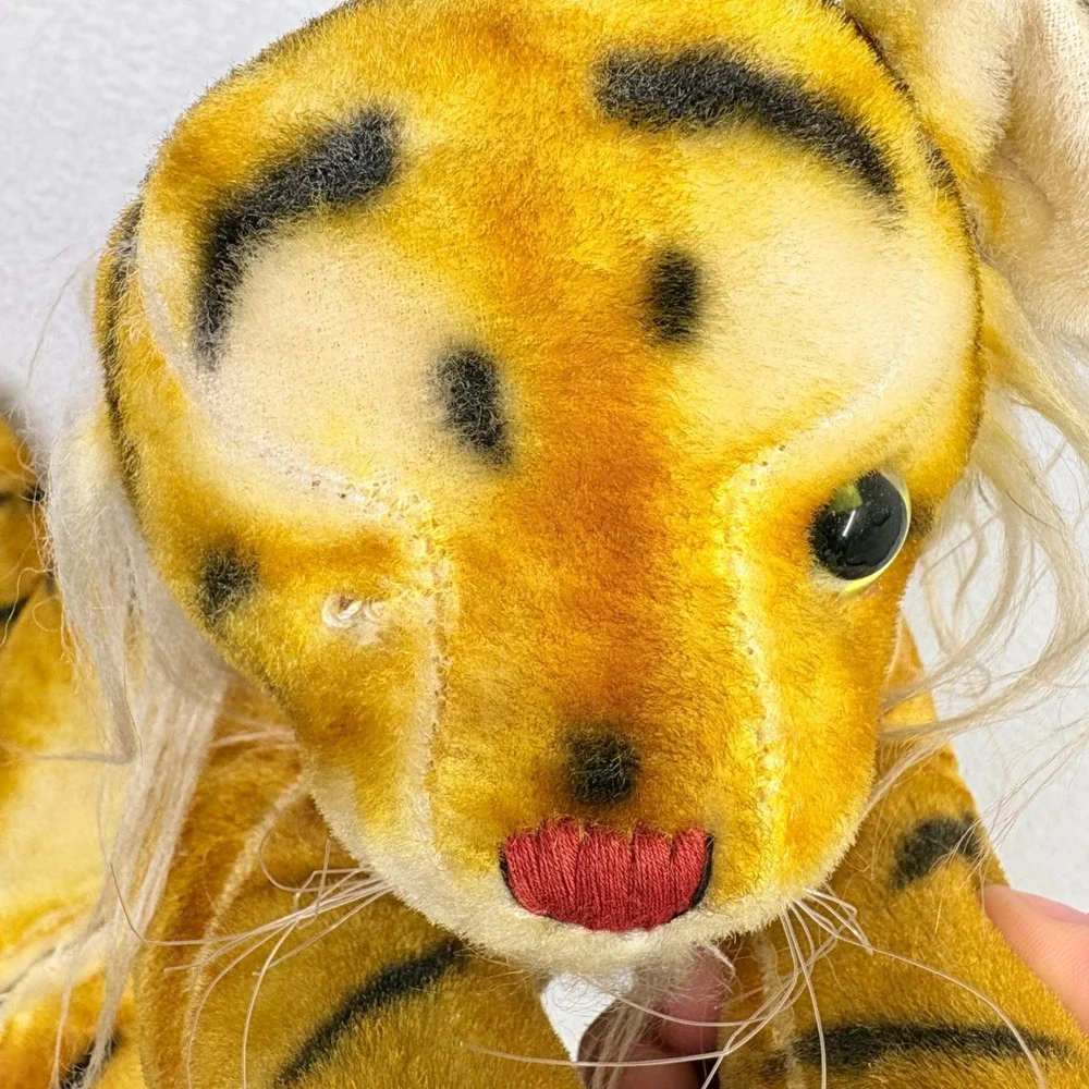 Vintage Montgomery Ward Tiger Plush Stuffed Animal Made in‎ Japan TLC SEE PHOTOS